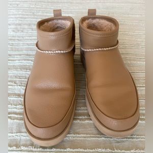 UGG classic Ultra mini leather boot